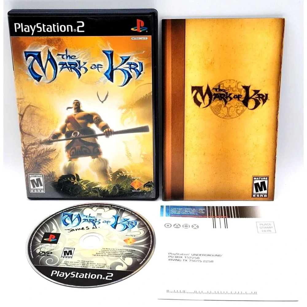 THE MARK OF KRI CIB COMPLETE IN BOX PS2 PLAYSTATION 2‎ GAME